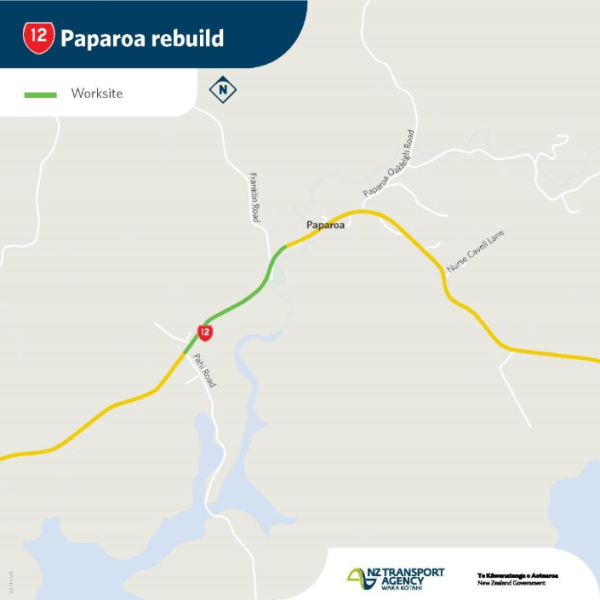 Paparoa rebuild map